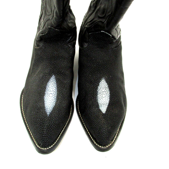 Wild West exotic genuine STINGRAY boots MENS size 11 EE main image 14